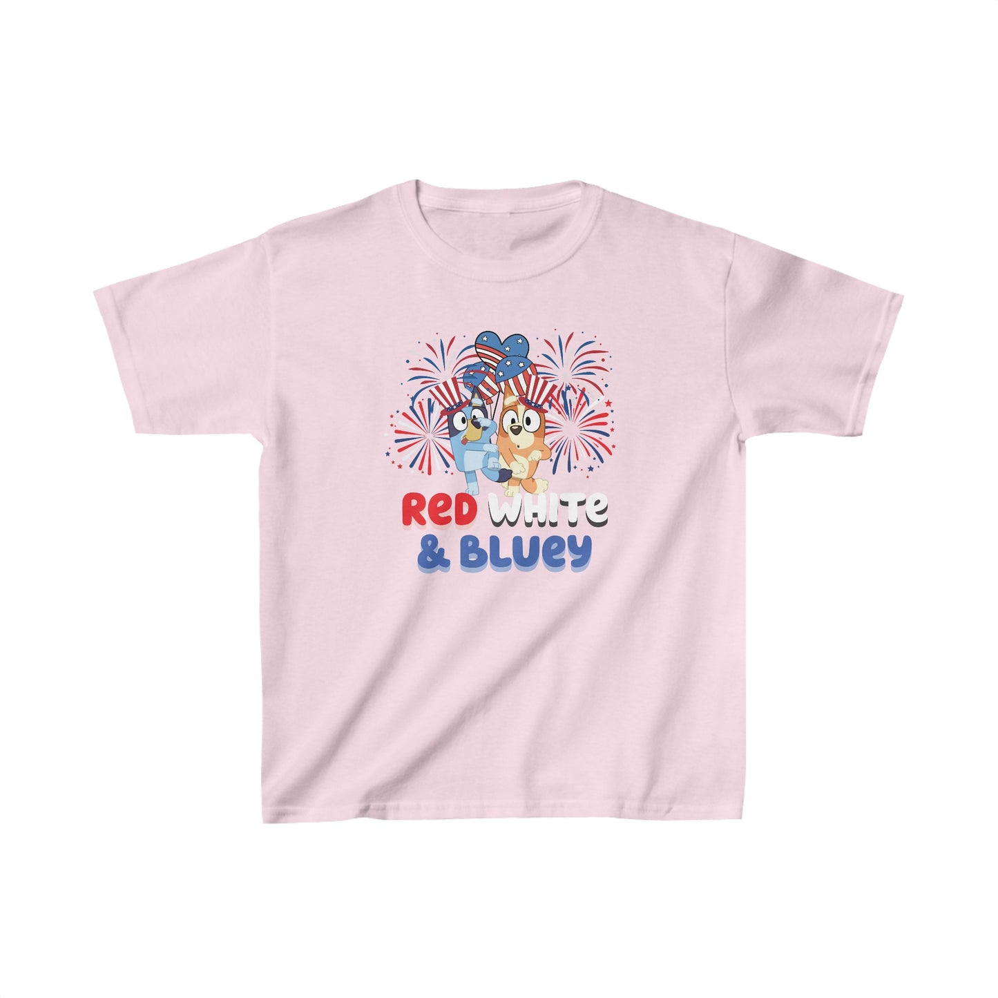 Patriotic Blue Dog Infant T-Shirt | USA Flag Dog Tee | 4th of July Shirt | American Pride | Children's Summer Outfit