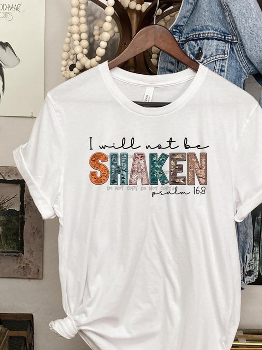 I will not be shaken