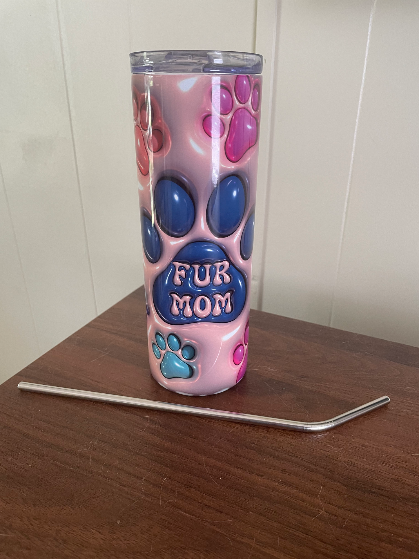 Fur Mom 20oz Skinny Tumbler