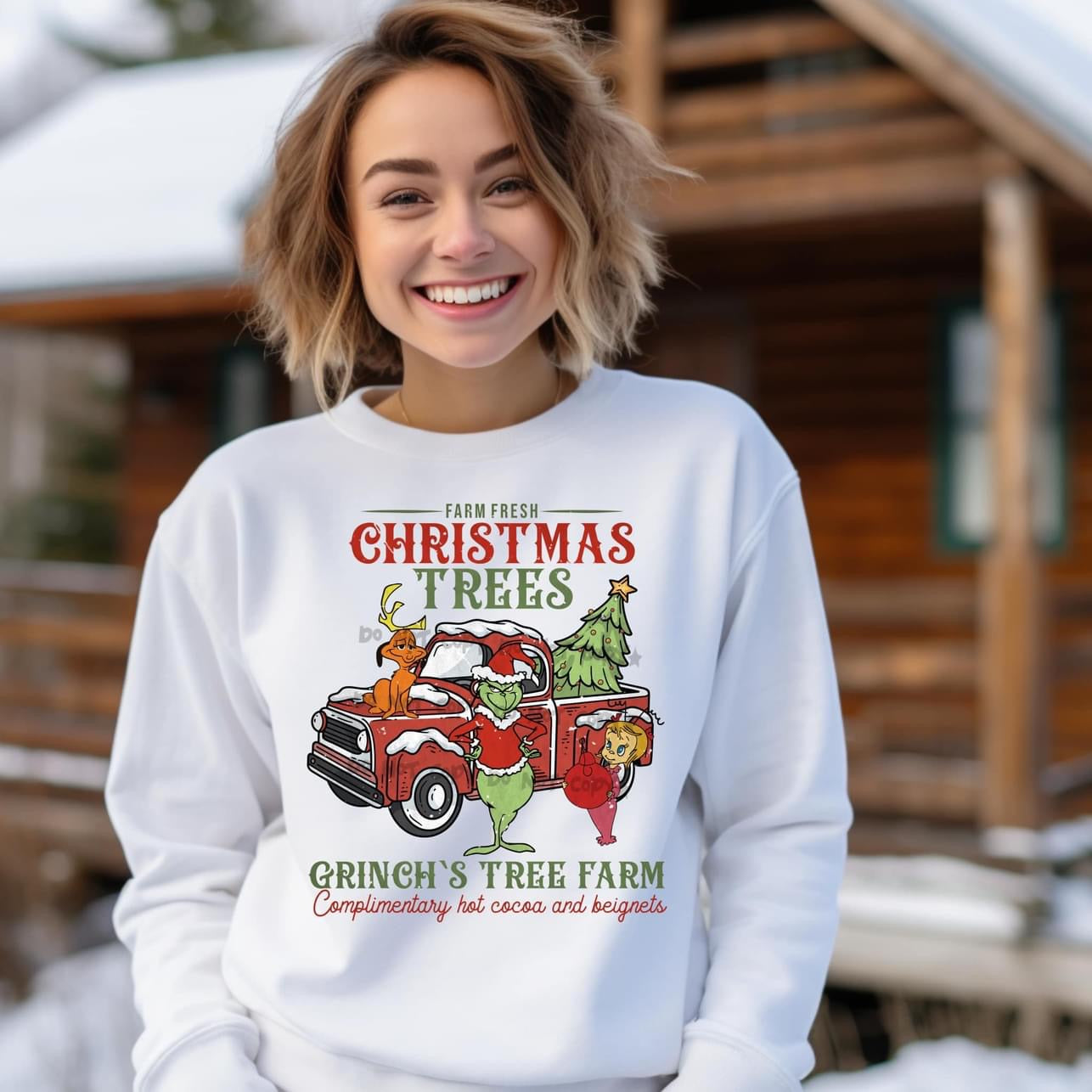 Grinch Christmas Tree Farm - DTF