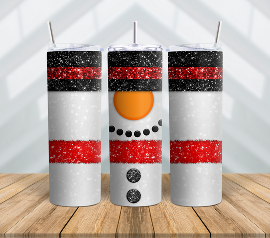 Snowman 20oz Skinny Tumbler